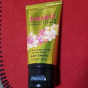 Bahamas passionfruit banana flower body cream